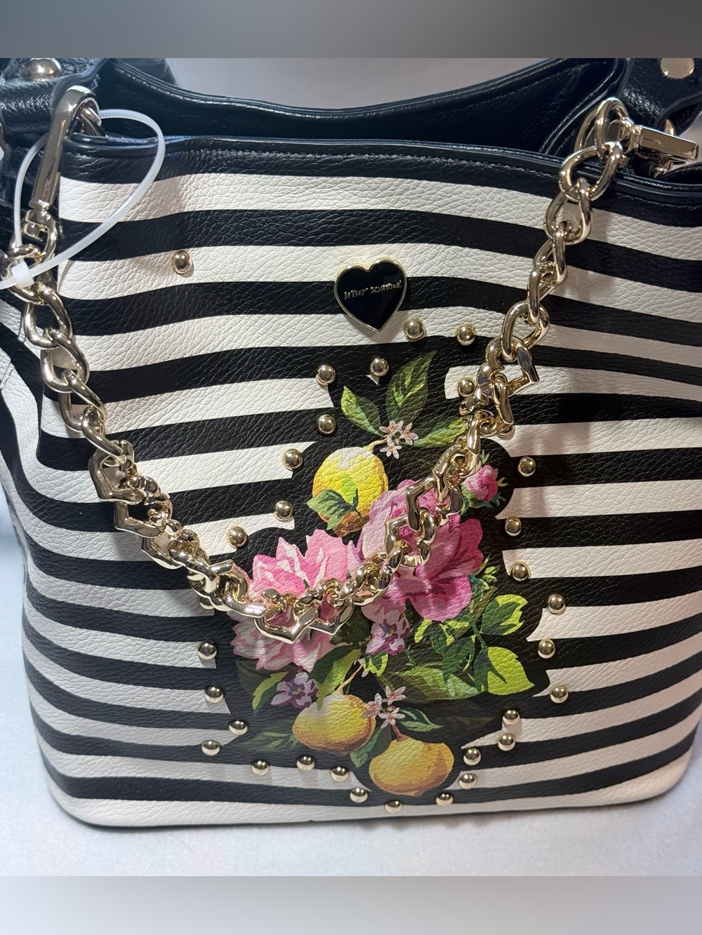 NWT Betsey Johnson Buckets of Fun Bucket Bag.